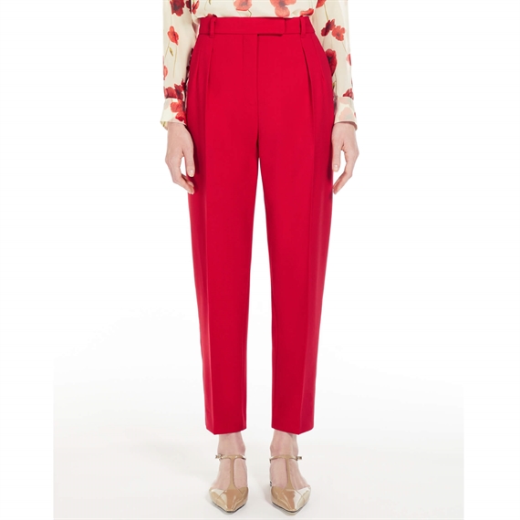 Max Mara Studio Oliver Bukser, Rød